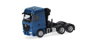 Herpa 318747 - H0 - Mercedes-Benz Arocs Zugmaschine mit Ladekran - enzianblau
